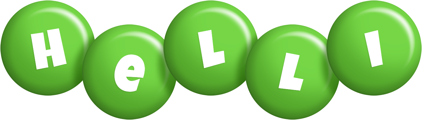 Helli candy-green logo