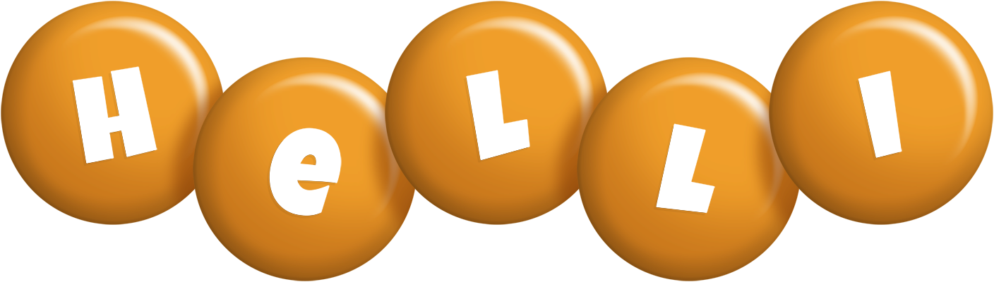 Helli candy-orange logo