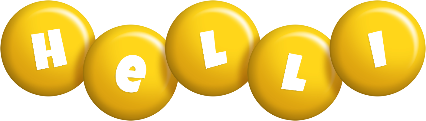 Helli candy-yellow logo