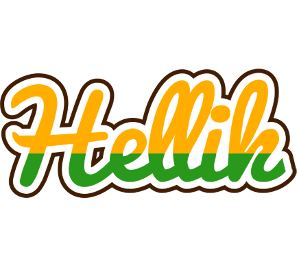 Hellik banana logo