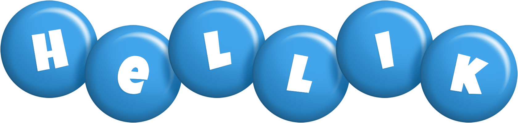 Hellik candy-blue logo