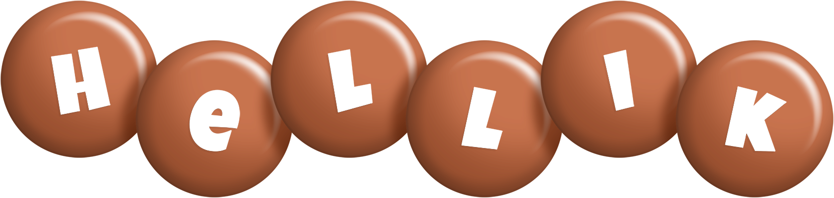 Hellik candy-brown logo
