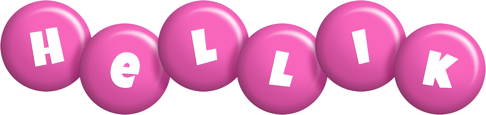 Hellik candy-pink logo