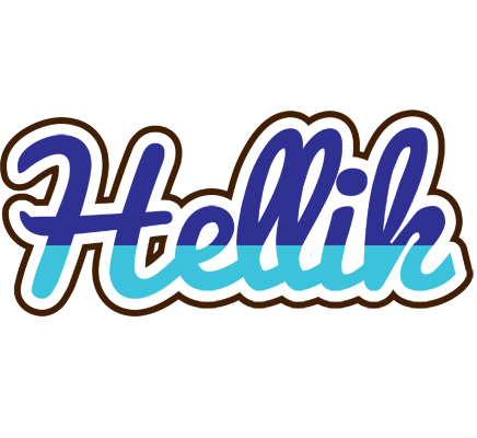 Hellik raining logo