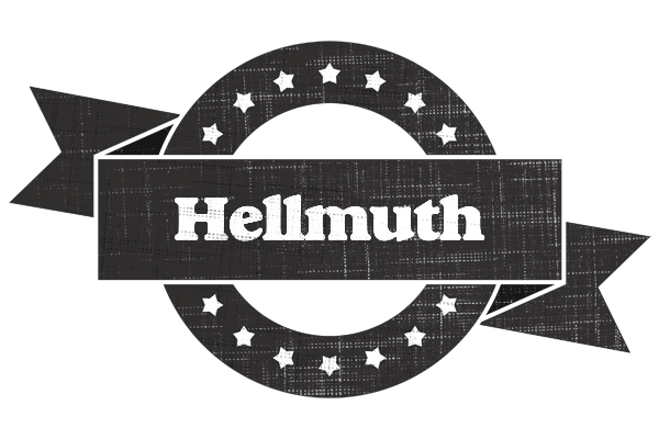 Hellmuth grunge logo