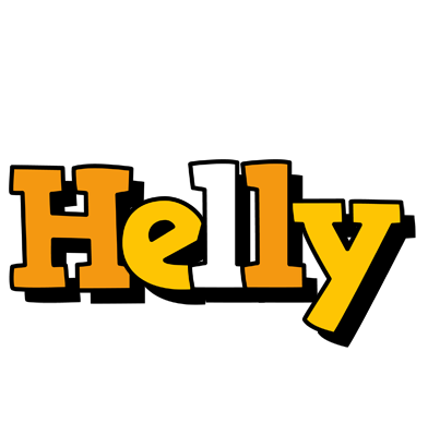 Helly cartoon logo