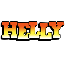 Helly sunset logo