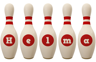 Helma bowling-pin logo