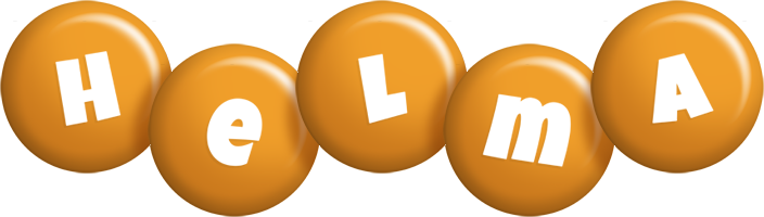 Helma candy-orange logo