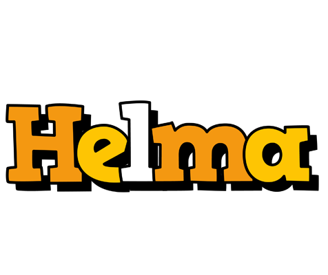 Helma cartoon logo