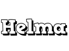 Helma snowing logo