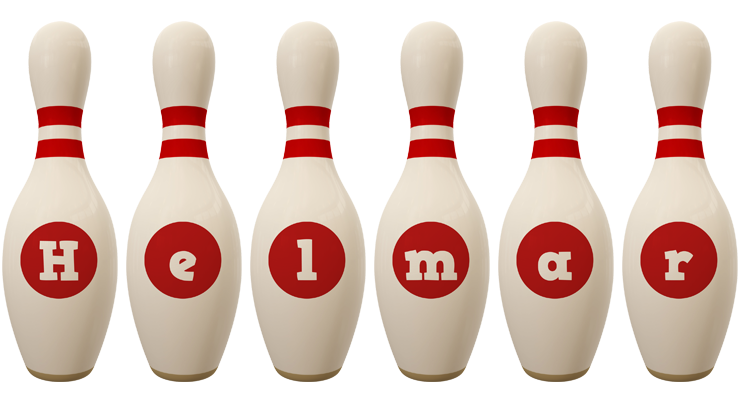 Helmar bowling-pin logo