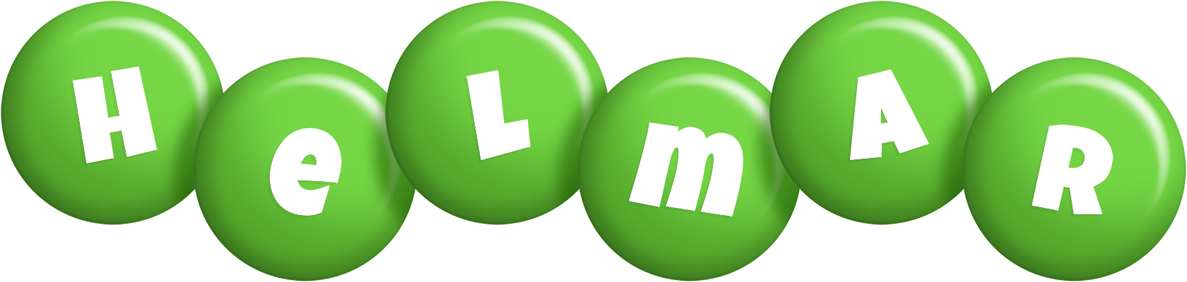 Helmar candy-green logo