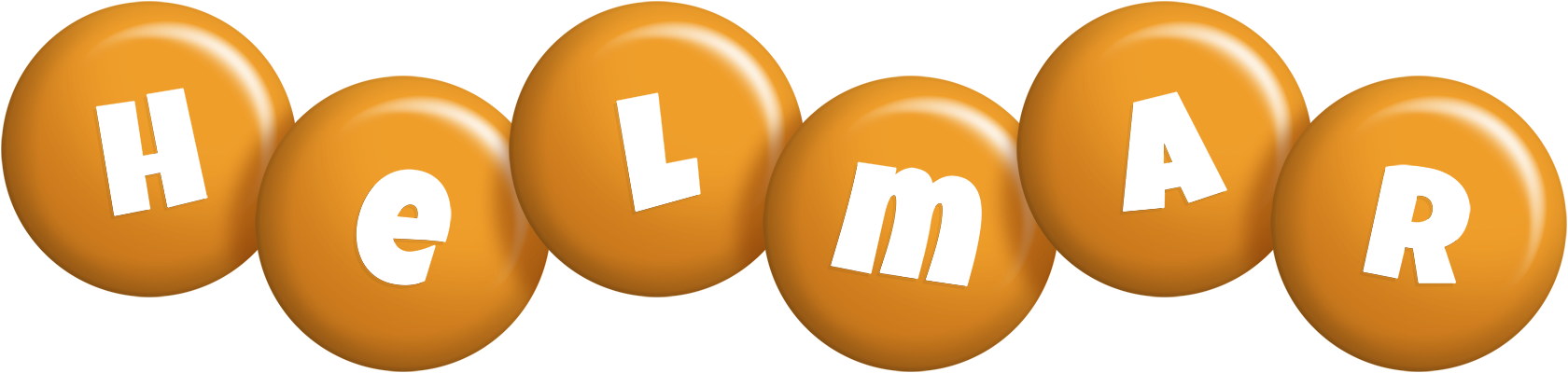 Helmar candy-orange logo