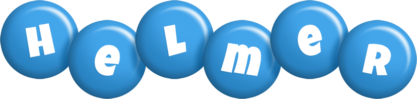 Helmer candy-blue logo