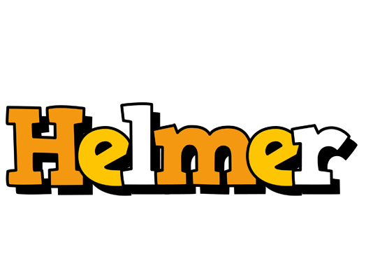 Helmer cartoon logo