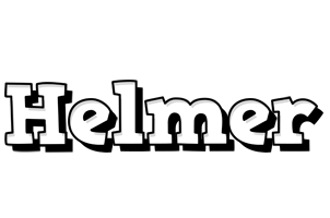 Helmer snowing logo