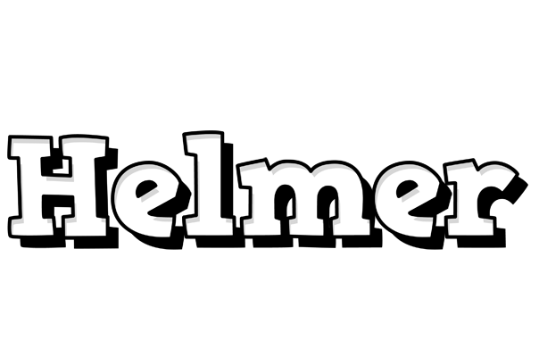 Helmer snowing logo