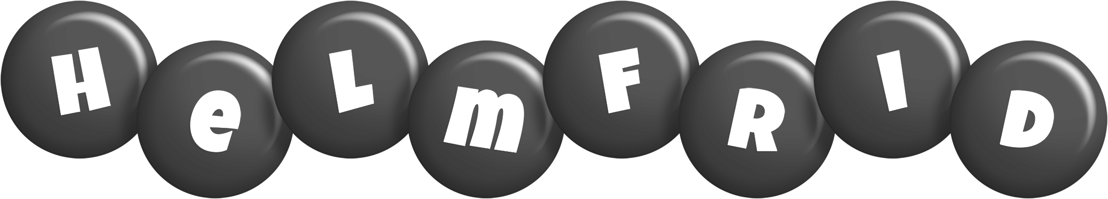 Helmfrid candy-black logo