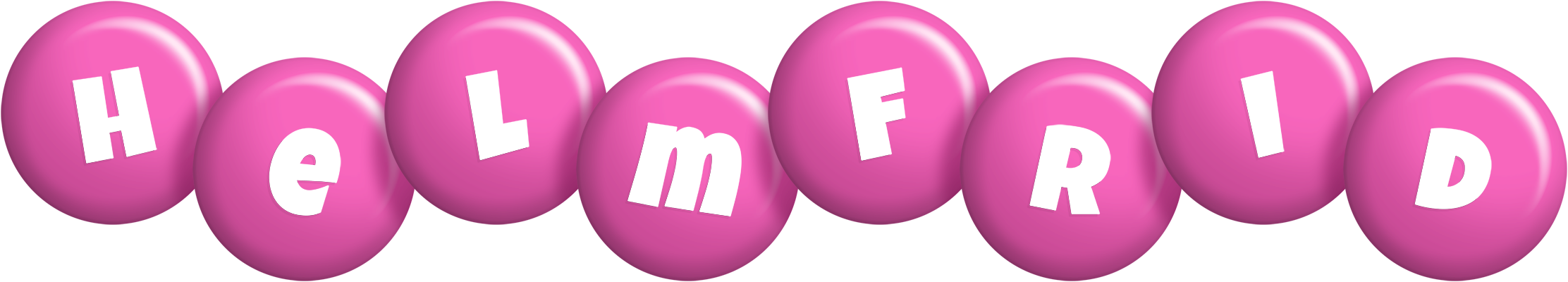 Helmfrid candy-pink logo