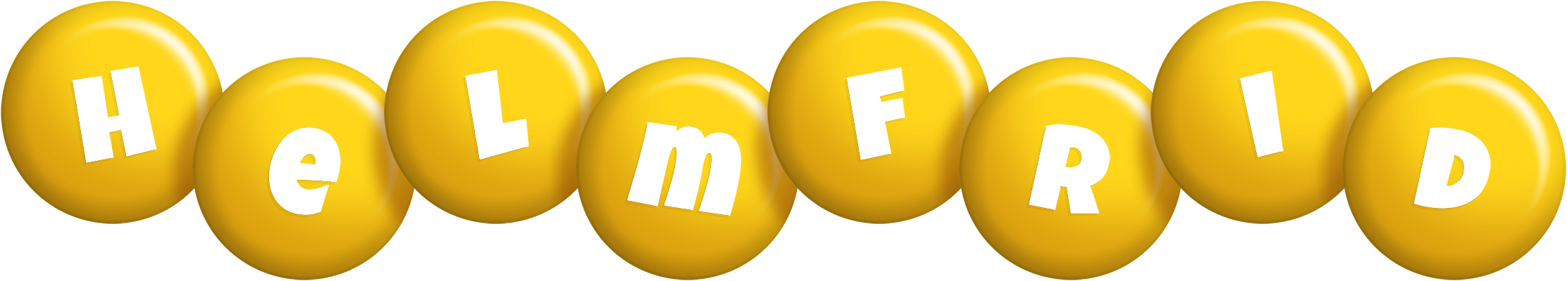 Helmfrid candy-yellow logo