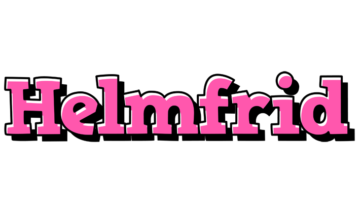 Helmfrid girlish logo