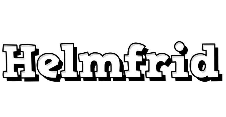 Helmfrid snowing logo
