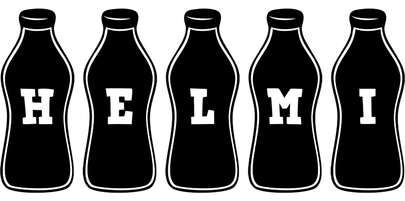 Helmi bottle logo