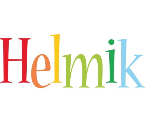 Helmik birthday logo