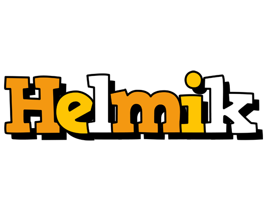 Helmik cartoon logo