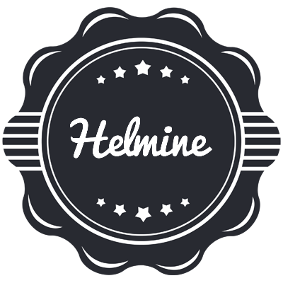 Helmine badge logo