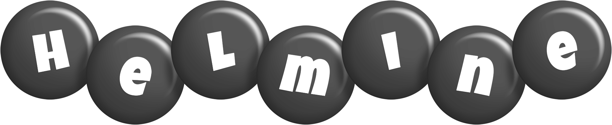 Helmine candy-black logo