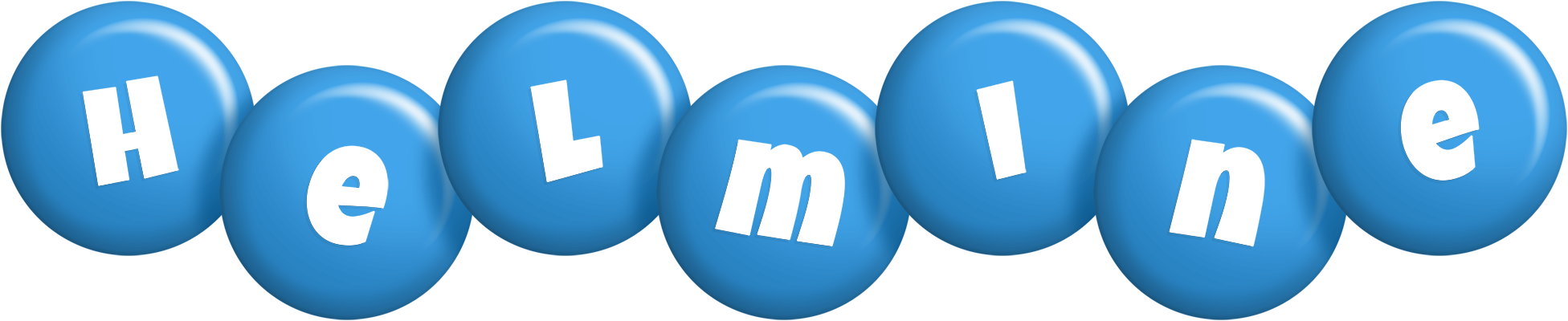 Helmine candy-blue logo
