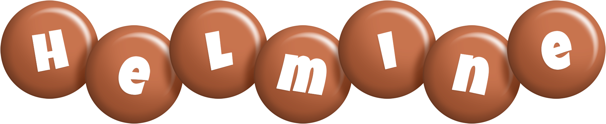 Helmine candy-brown logo