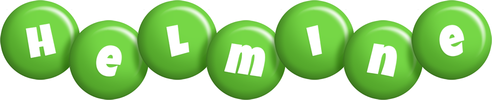 Helmine candy-green logo
