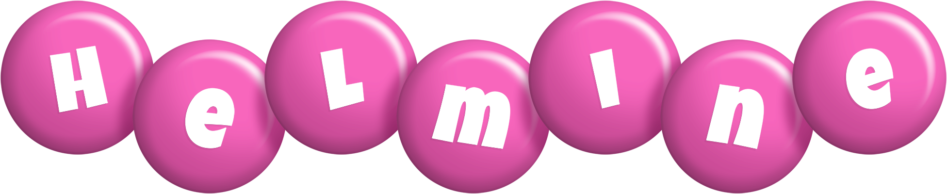 Helmine candy-pink logo