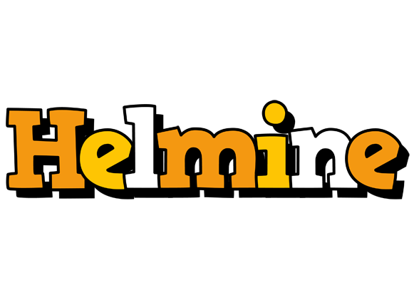 Helmine cartoon logo