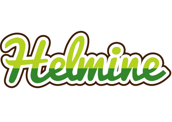 Helmine golfing logo