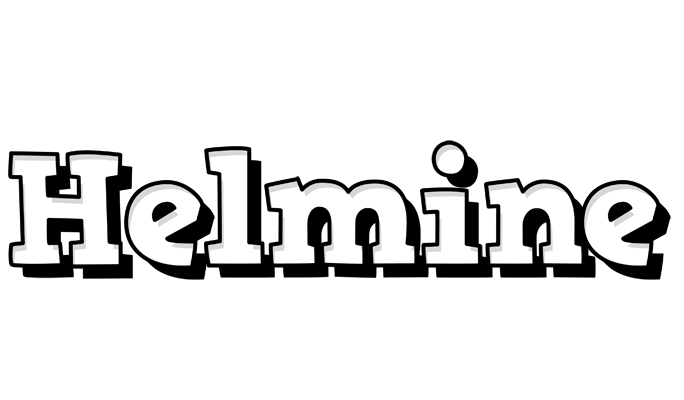 Helmine snowing logo