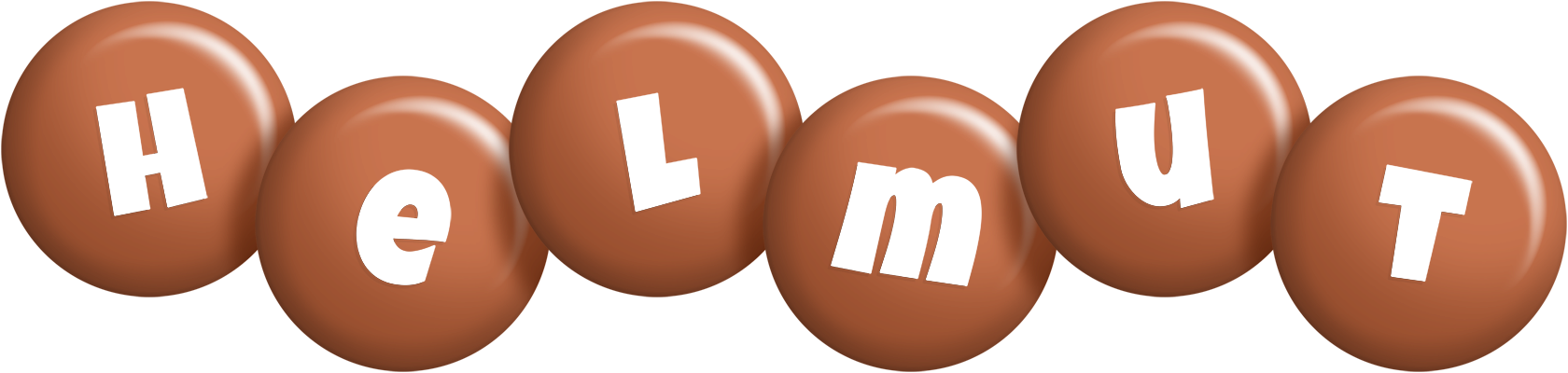 Helmut candy-brown logo