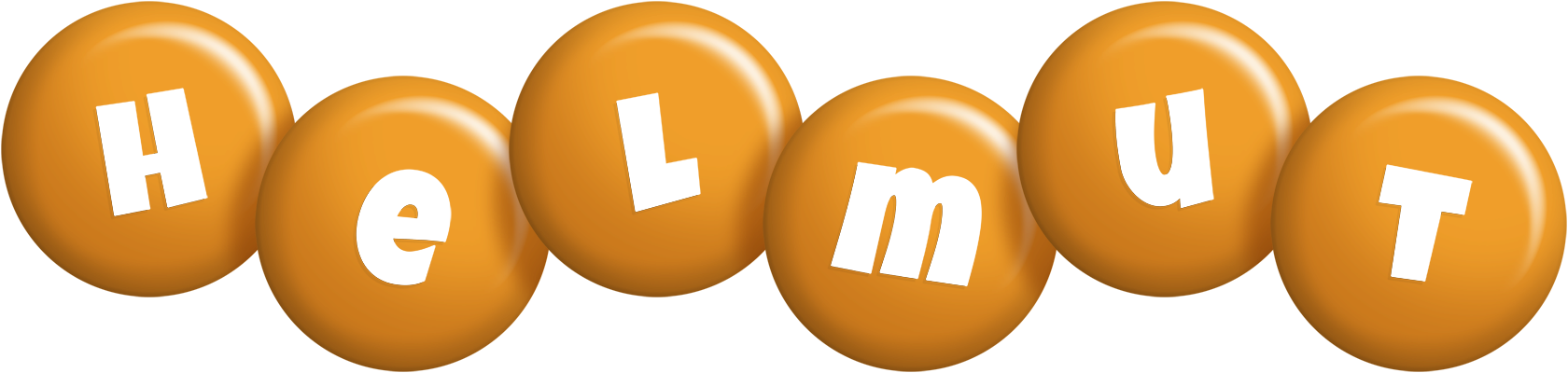 Helmut candy-orange logo