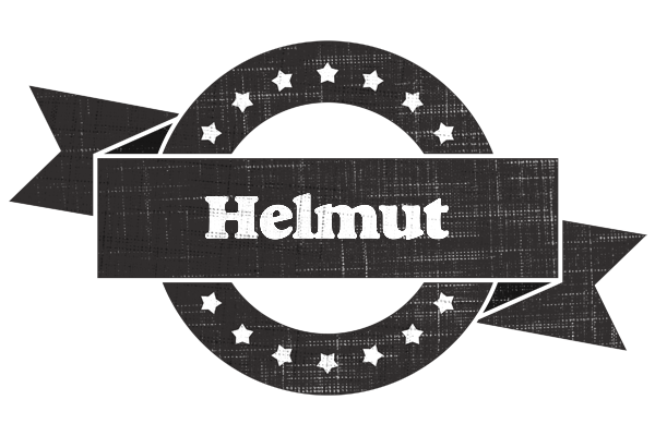 Helmut grunge logo