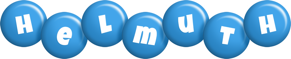 Helmuth candy-blue logo