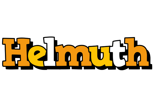 Helmuth cartoon logo