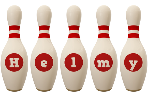 Helmy bowling-pin logo