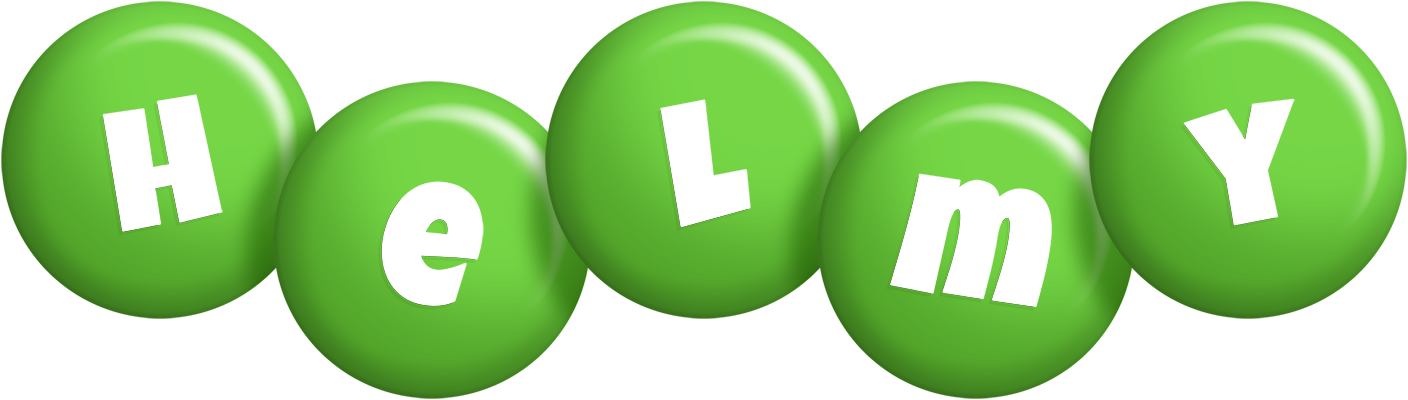 Helmy candy-green logo