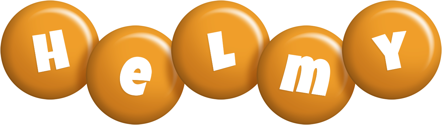 Helmy candy-orange logo
