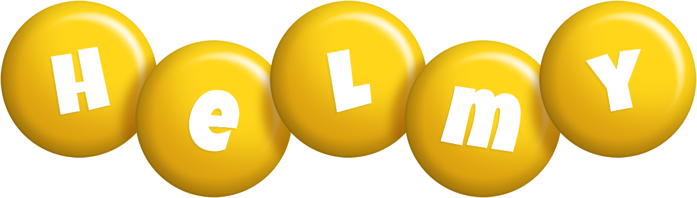 Helmy candy-yellow logo
