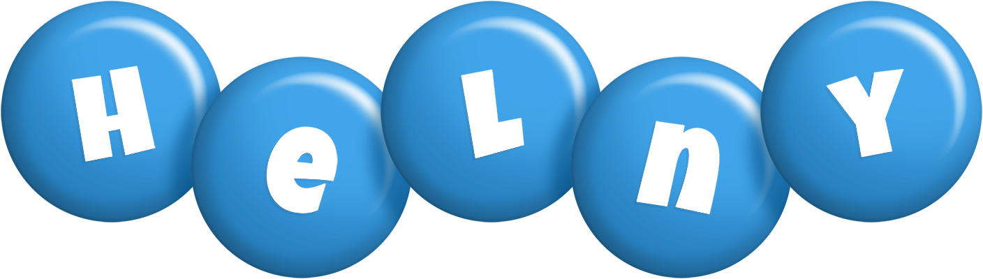 Helny candy-blue logo