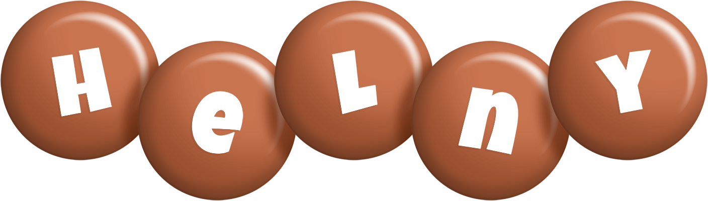 Helny candy-brown logo